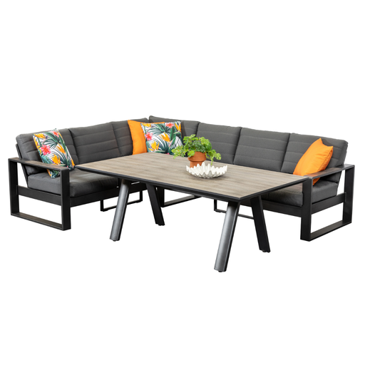 Allure Modular Dining Deluxe Set Black