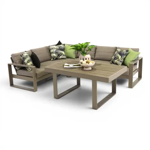 Allure Modular Dining Set Taupe