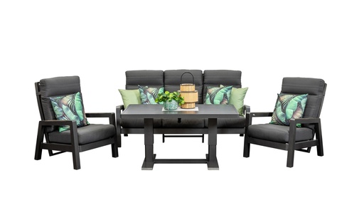 Regent Sofa Small Pop-Up Set Black
