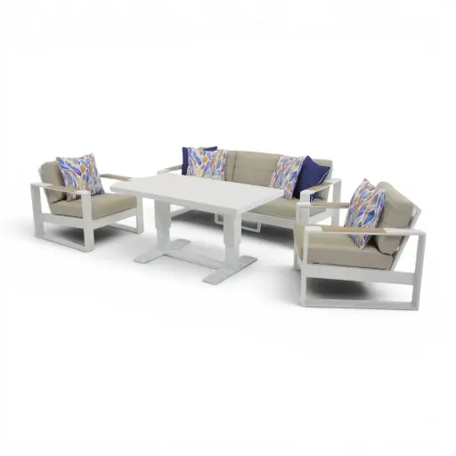 Allure Sofa Large Pop-Up Set White
