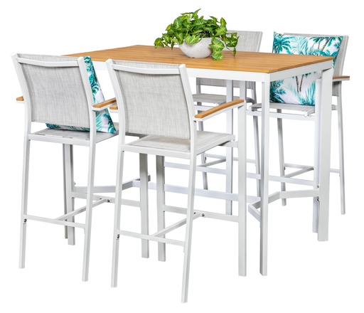 Coast Bar Table & 4 Coast Stools