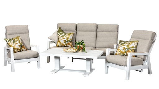 Regent Sofa Small Pop-Up Set White