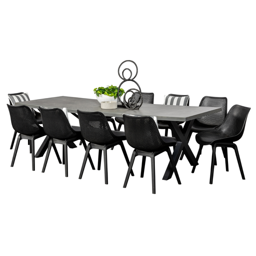 Noosa 2.6m Table & 10 Bronte Chairs