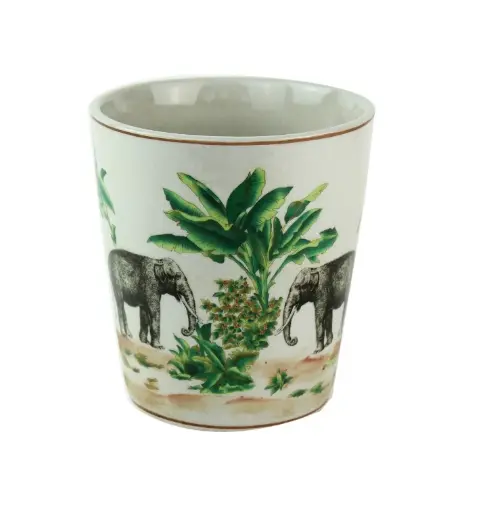 [PT331] Le Raj Elephant Tapered Pot
