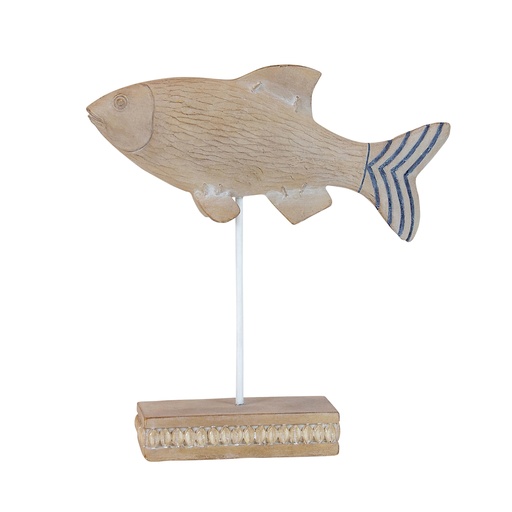 [NJSBFI] Bart Resin Chalk & Blue Stripe Fish