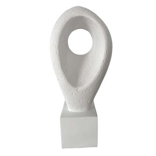 [NVFRCW] Fritz Resin Matt White Circle