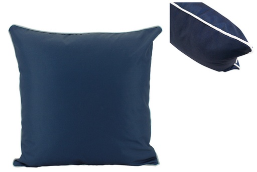 [CUT21] Navy Basic Cushion w Piping